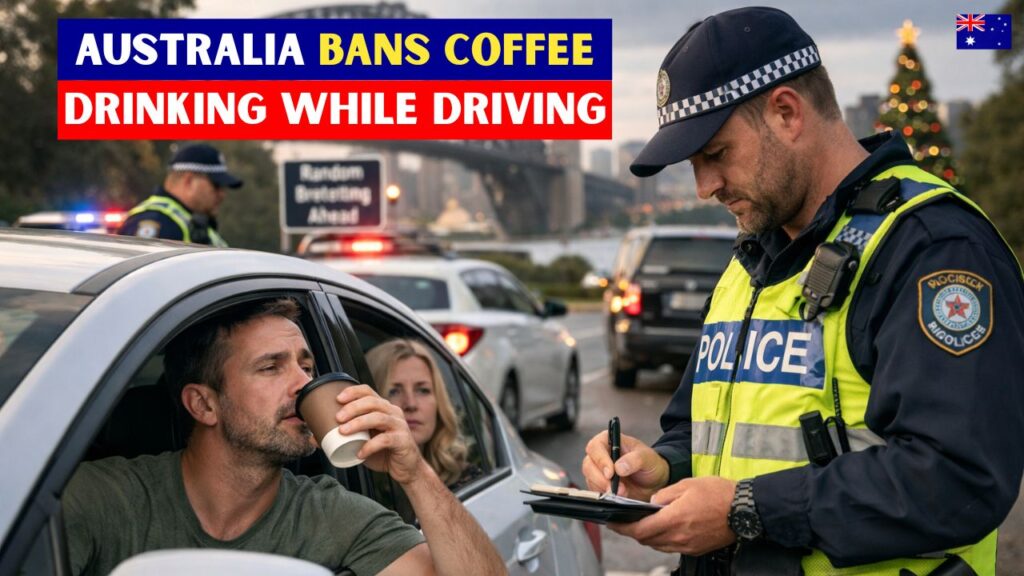 Australia Bans Coffee Drinking While Driving