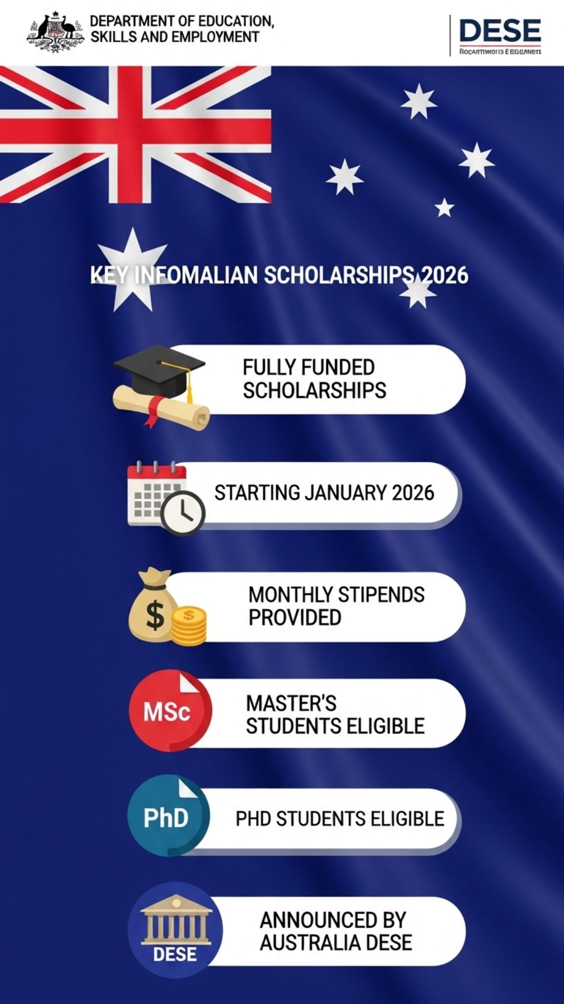 Fully Funded Scholarships In January 2026