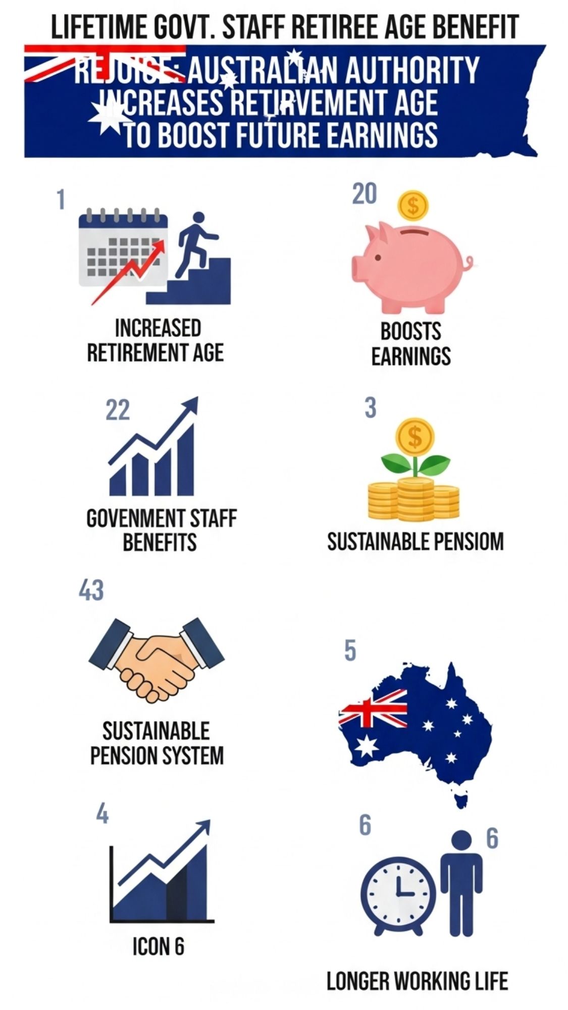 Lifetime Govt. Staff Retiree Age