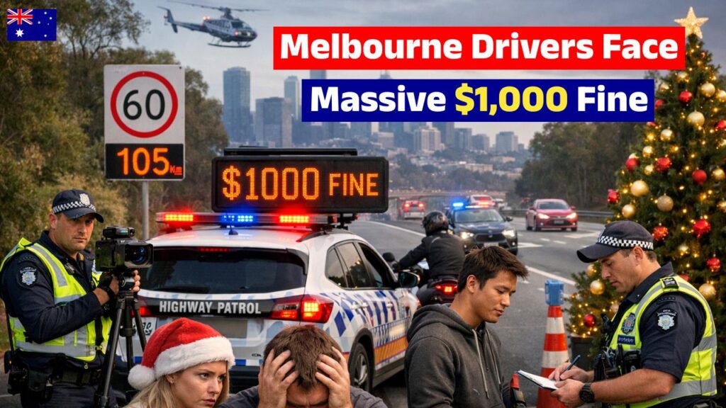 Massive $1,000 Fine in New Traffic Rules in Melbourne