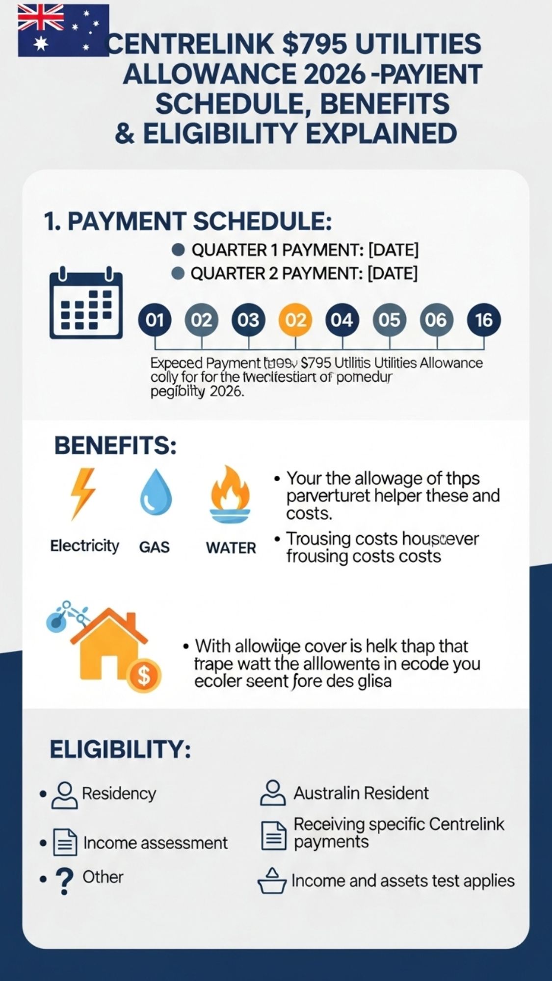 Centrelink $795 Utilities Allowance